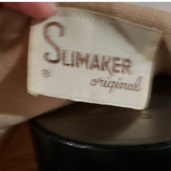 Vintage Slimaker Original tan dress size xl - Picture 2 of 3
